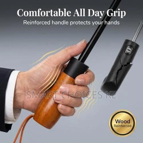 *Large Reinforced Automatic Umbrella | Double Wind-Resistant - thumbnail 4