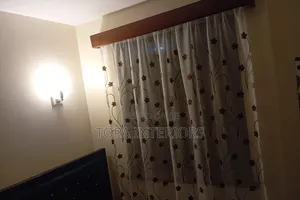 Curtain Box Design Flowered Hooks Sheer Curtains for Bedroom