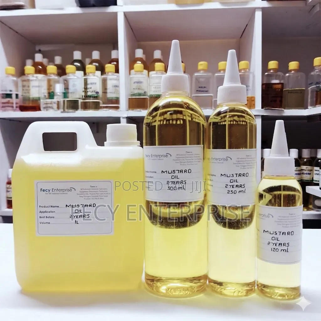 Mustard Oil -(100%Pure ) Natural Cold Pressed Organic Carrier Oil
