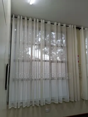 Hand Washable Plain White Sheer Curtains for Bedroom