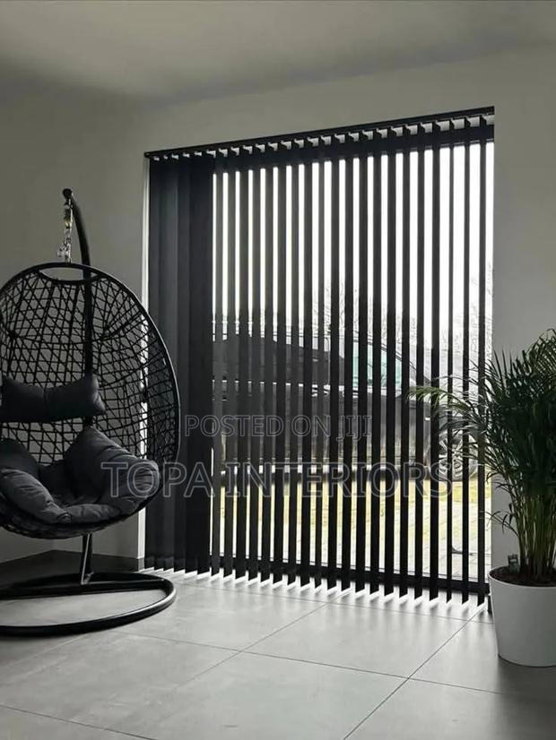 Supply and Installation of Vertical Office Window Curtain Blinds