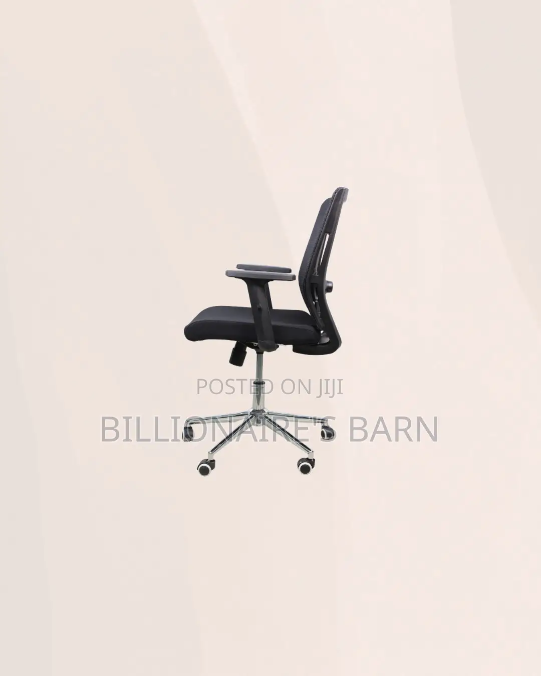The Barn Origin Chair Mid Back Chrome Base Ergonomic Durable Solution