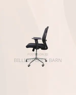 The Barn Origin Chair Mid Back Chrome Base Ergonomic Durable Solution