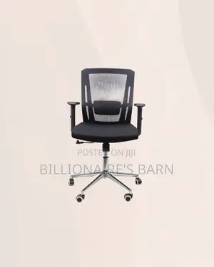 The Barn Origin Chair Mid Back Chrome Base Ergonomic Durable Solution