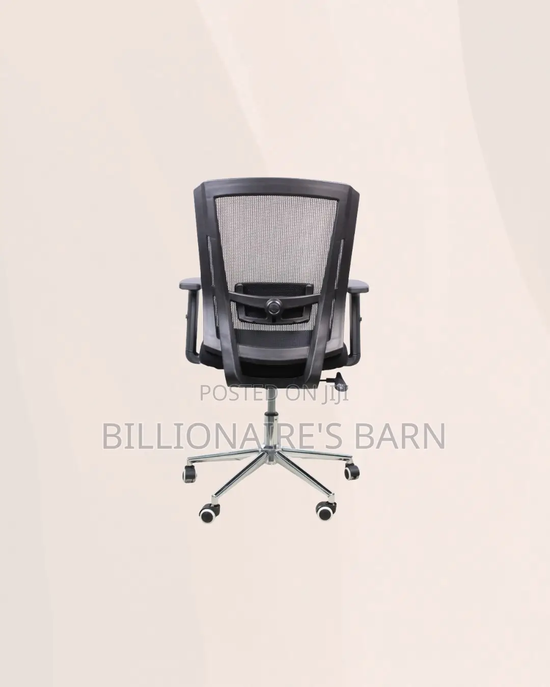 The Barn Origin Chair Mid Back Chrome Base Ergonomic Durable Solution