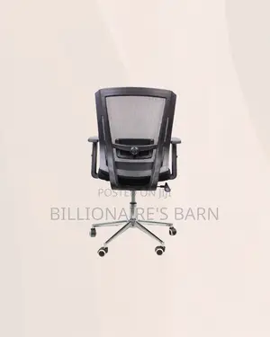 The Barn Origin Chair Mid Back Chrome Base Ergonomic Durable Solution