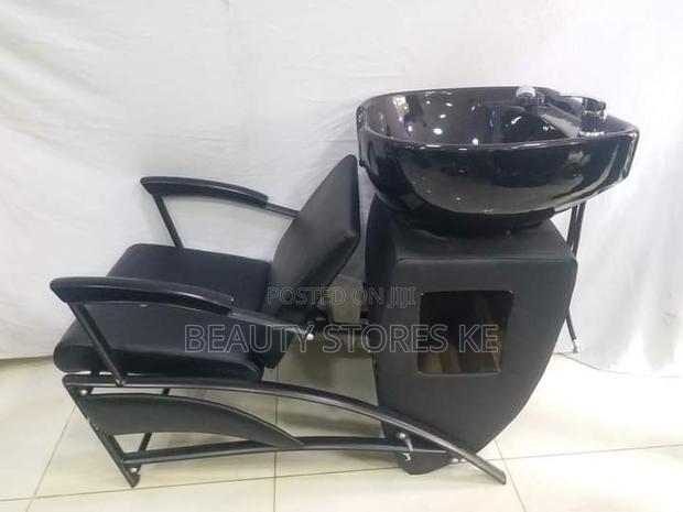 Classic Barber Shampoo and Salon Washing Sink Basin With Chair