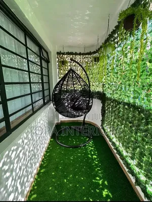 Green Balcony Hedges 1mx3m Meshed Artificial Leafy Privacy Fence