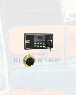 Fireproof Biometric Steel Safe 60 Kg Dual Alarm Backup Key Support