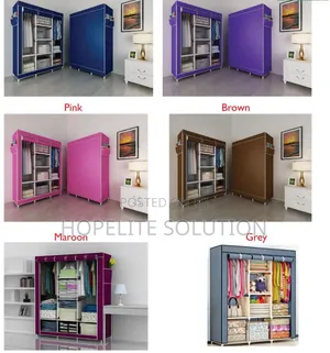 Portable Wooden Wardrobe