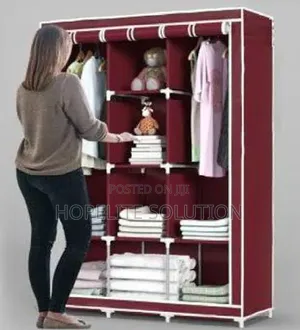 Portable Metallic Wardrobe