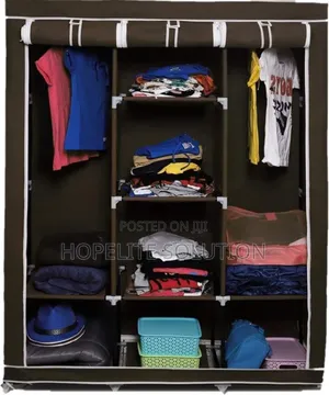 Portable Metallic Wardrobe