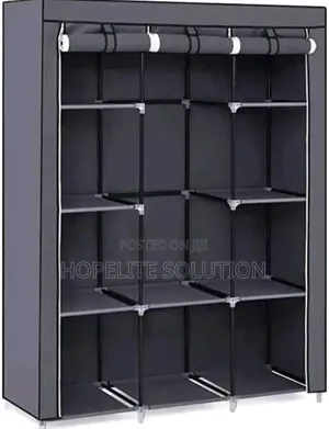 Portable Metallic Wardrobe