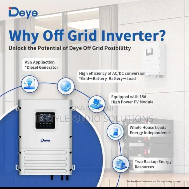 Deye 6kw - 48v Top Brand Hybrid MPPT Inverter