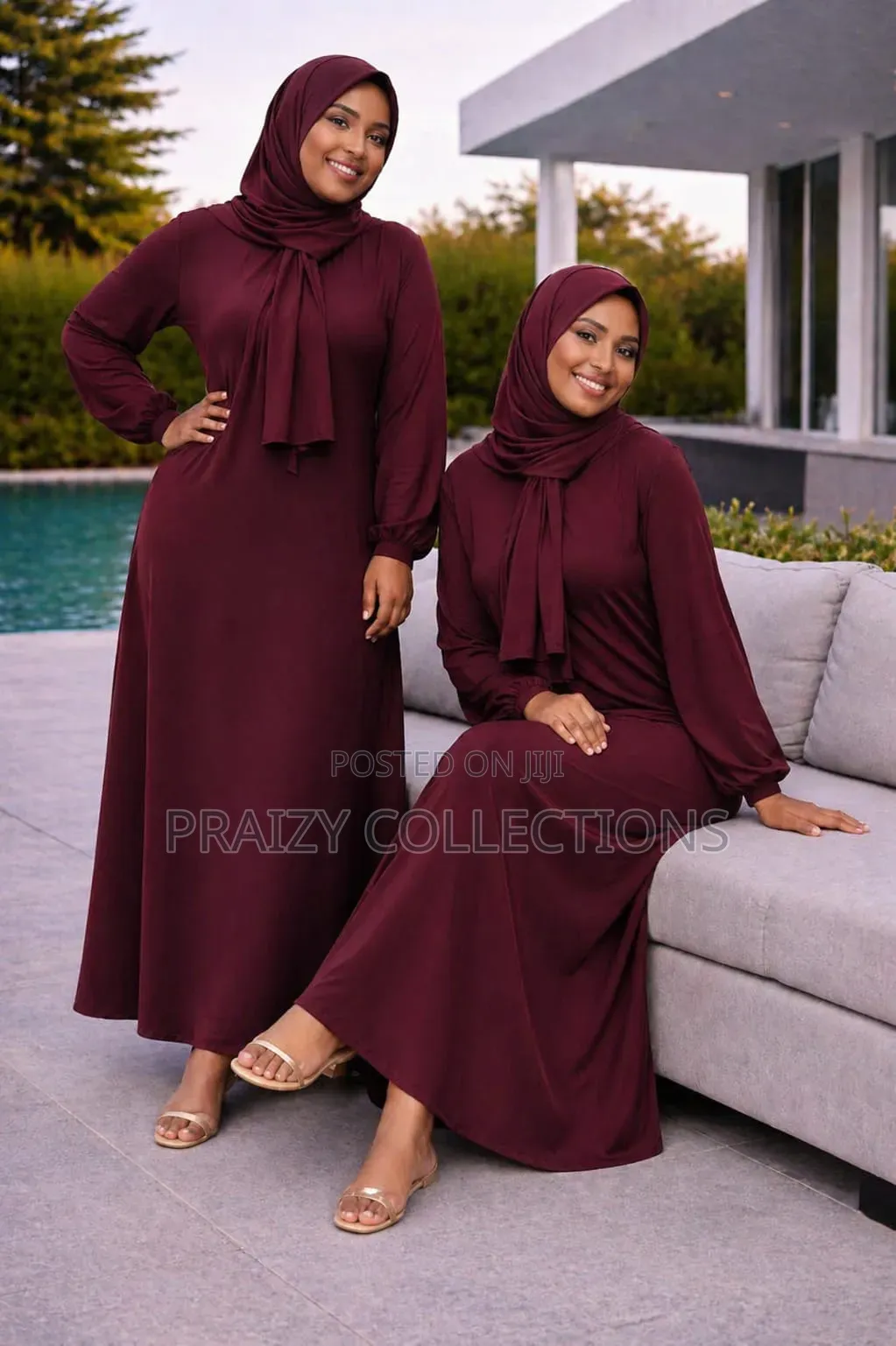Modest Maxi Dress +Matching Scarf