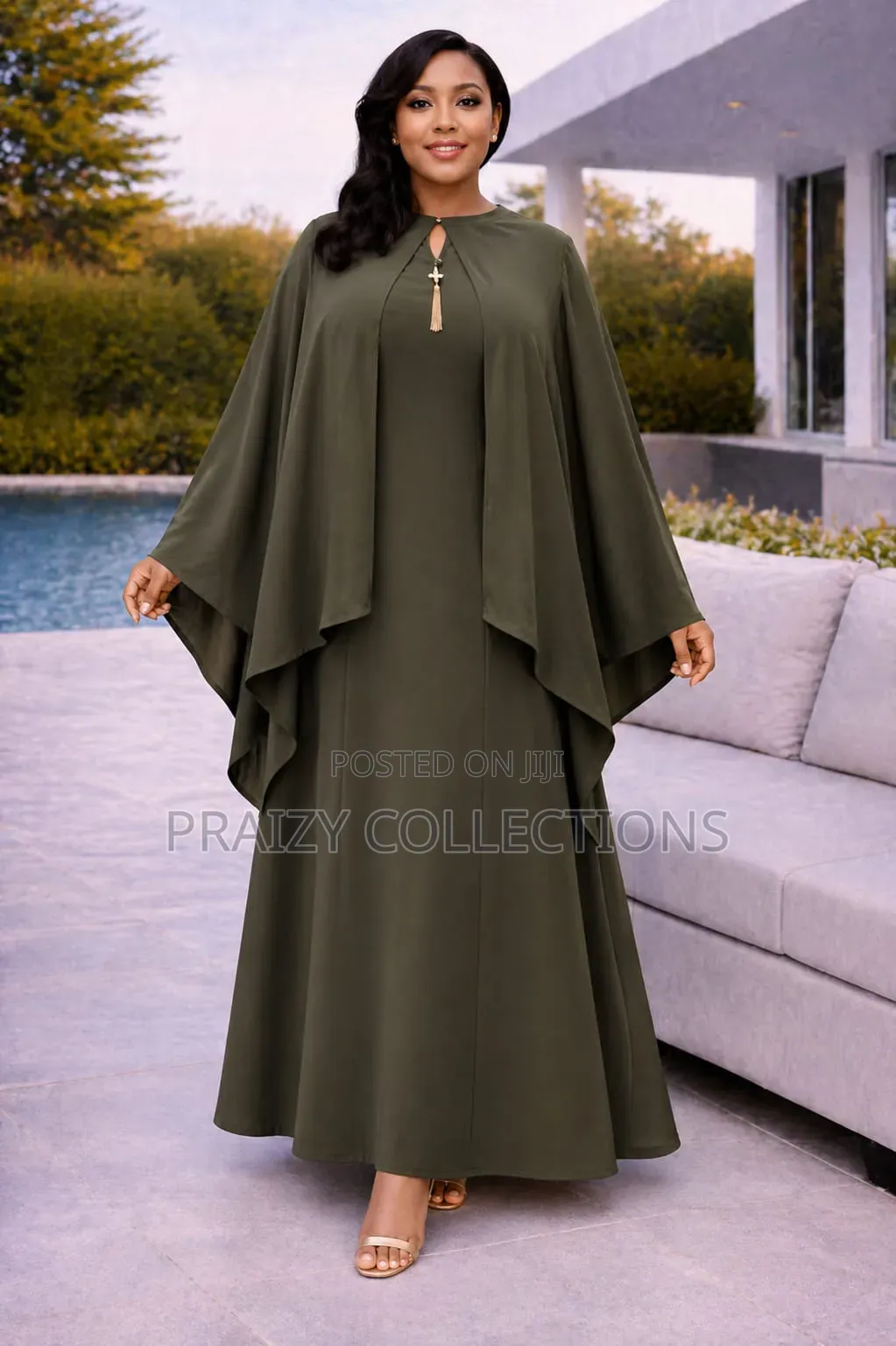 Modest Maxi Dress +Matching Scarf