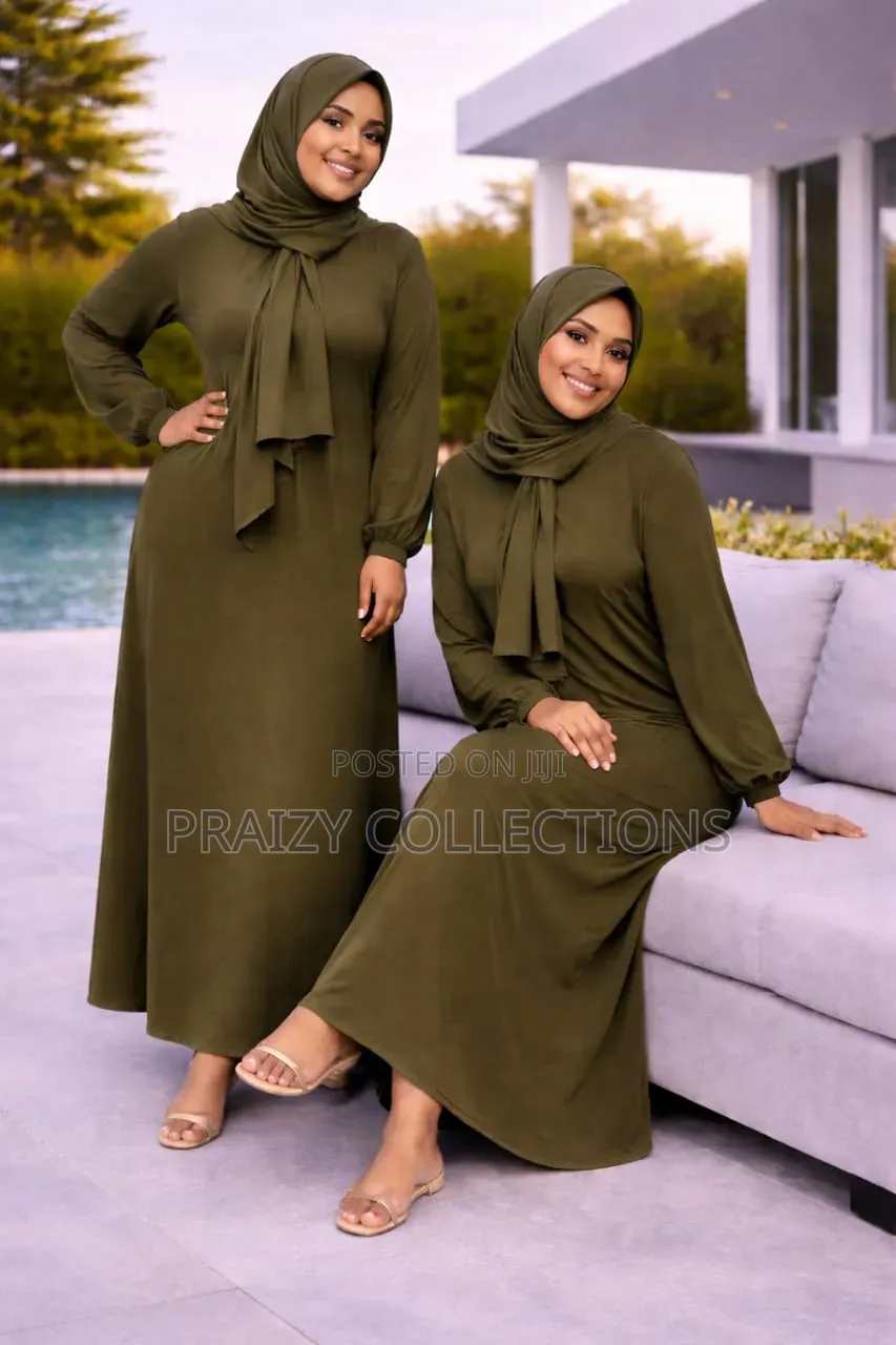 Modest Maxi Dress +Matching Scarf