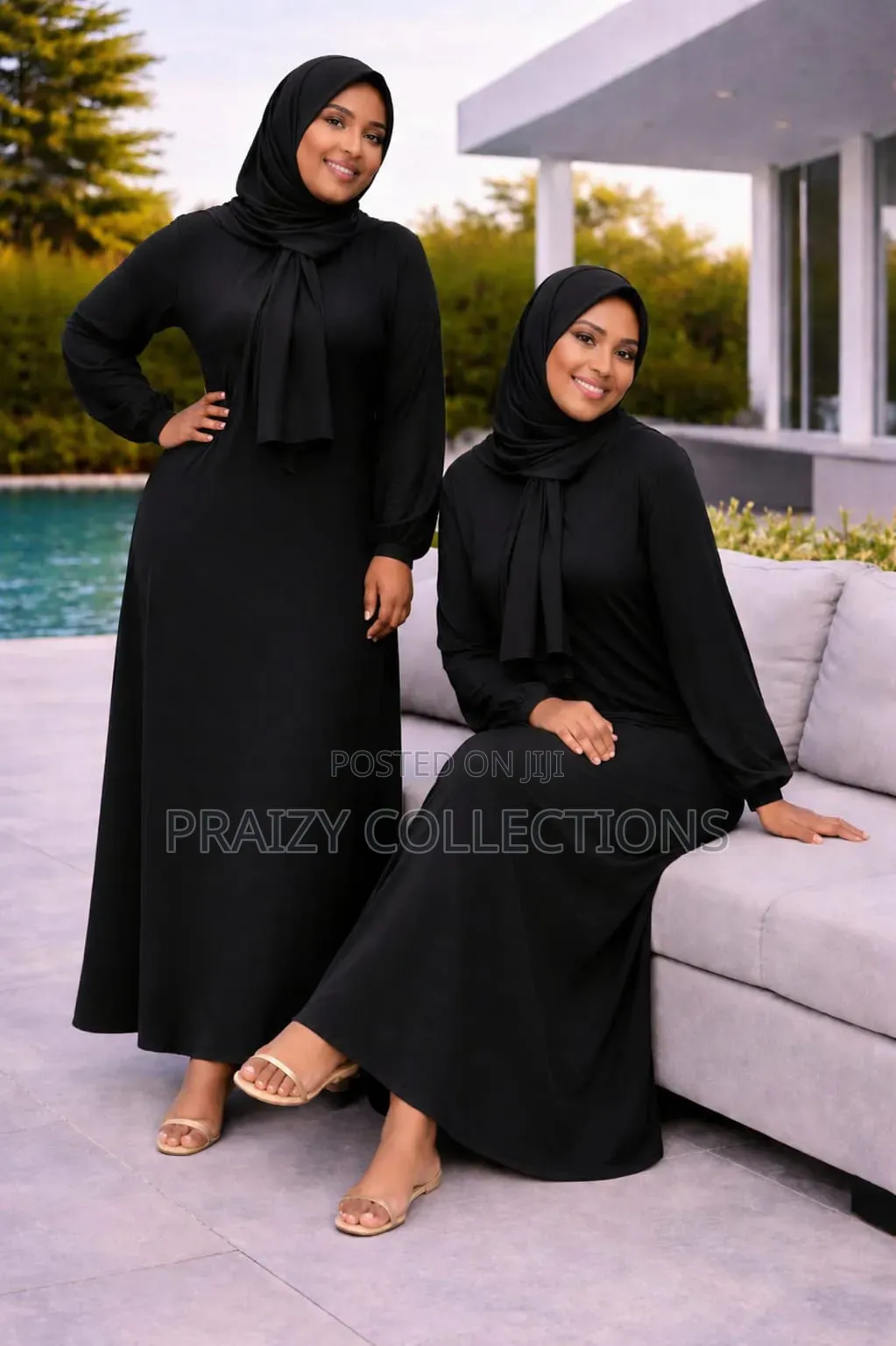 Modest Maxi Dress +Matching Scarf