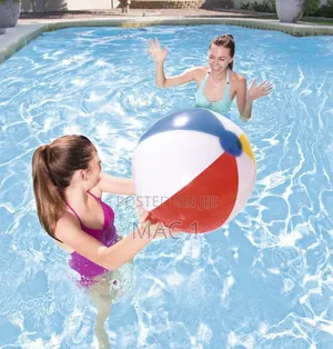 Giant Inflatable Rainbow Beach Ball for Swimming Pool