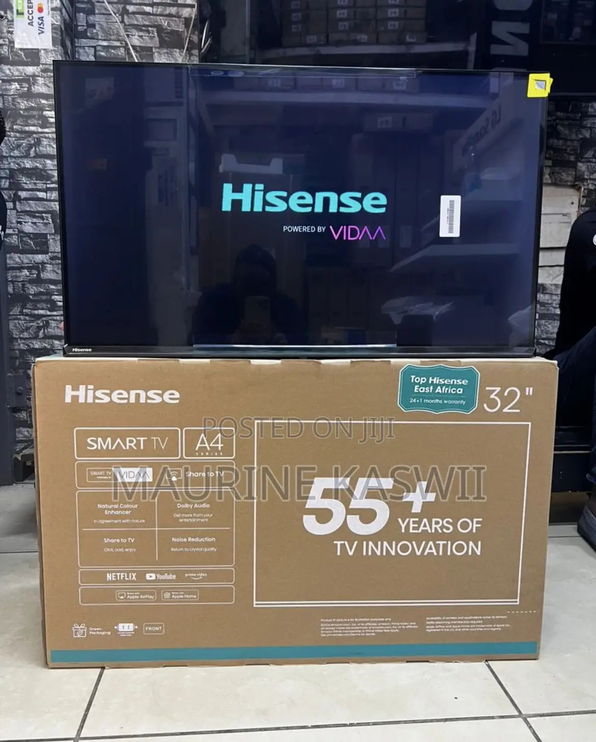 Hisense 32”-Inch Smart Frameless 32a4q