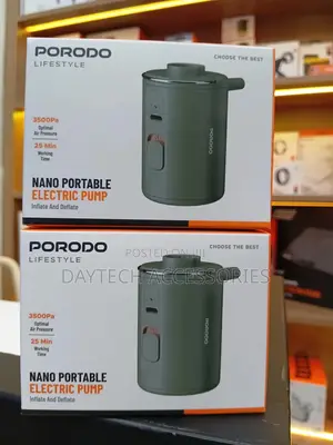 Porodo Portable Rechargeable Nano Air Pump