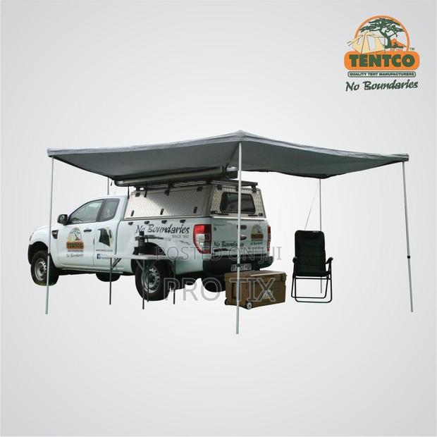Black Series 2000x2000 Awning Grey Outdoor Camping Ez006