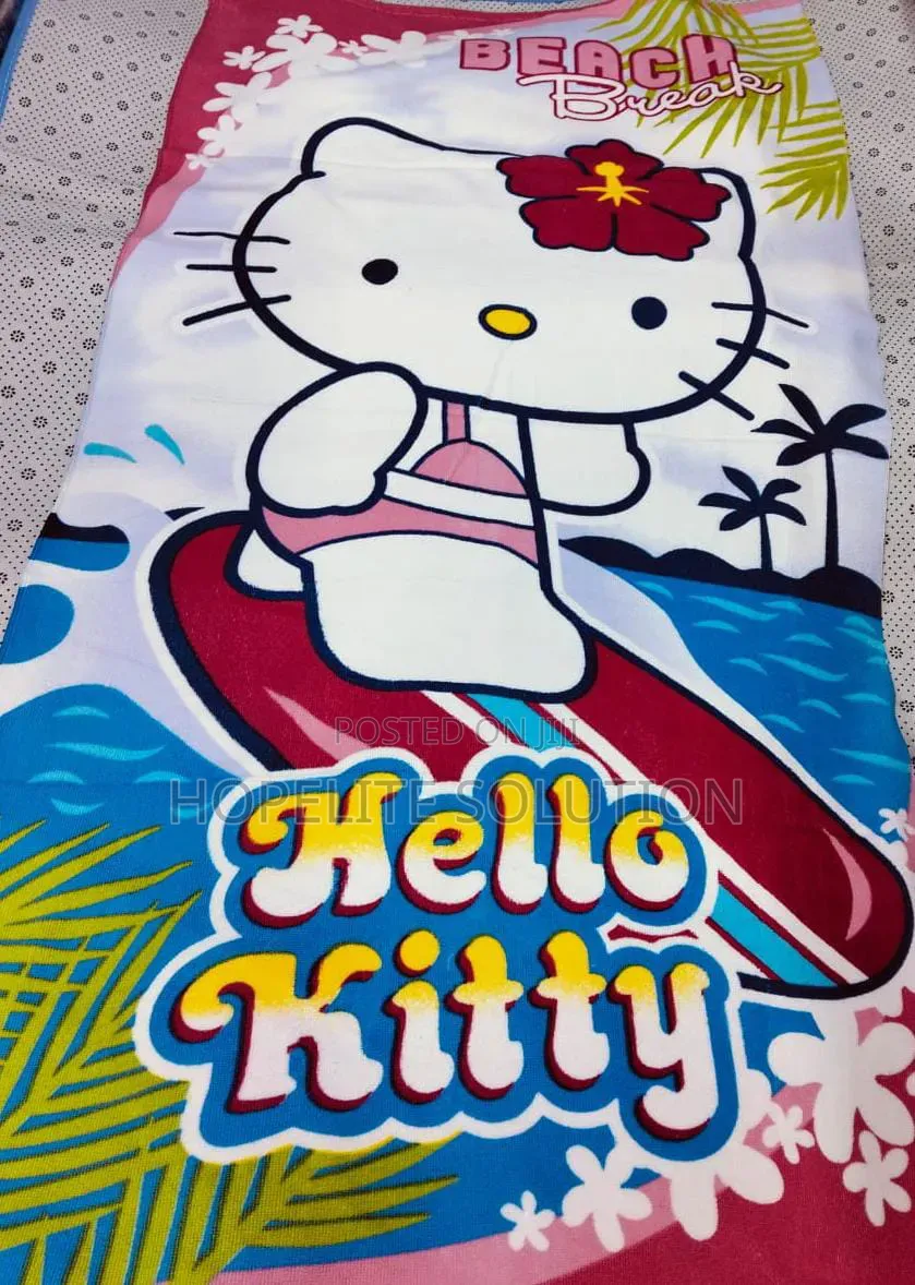 Cartoon Themed Kids Bath Towels