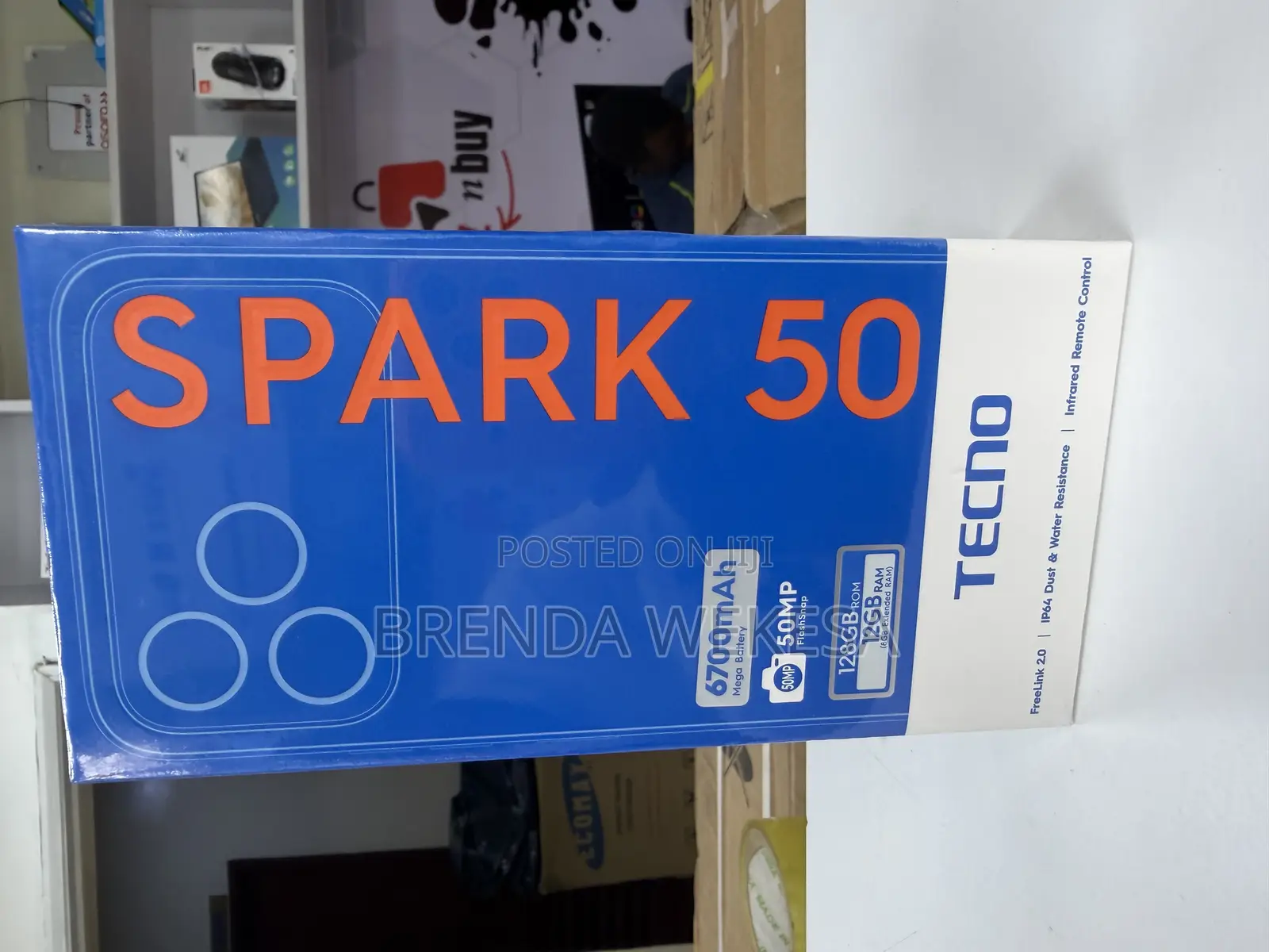New Tecno Spark 50 128 GB Black