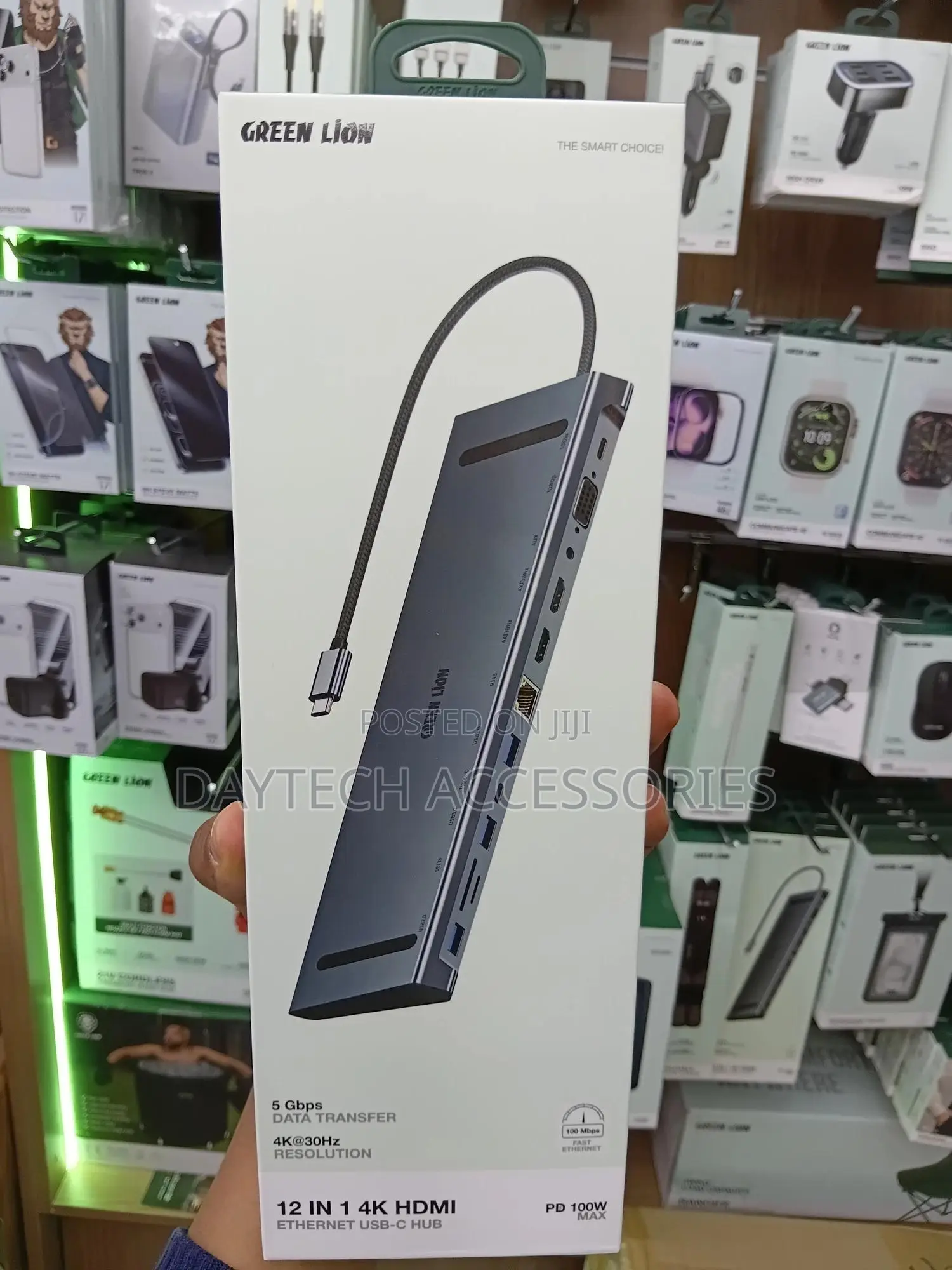 Green Lion 12 in 1 Hdmi Ethernet Usb-C Hub