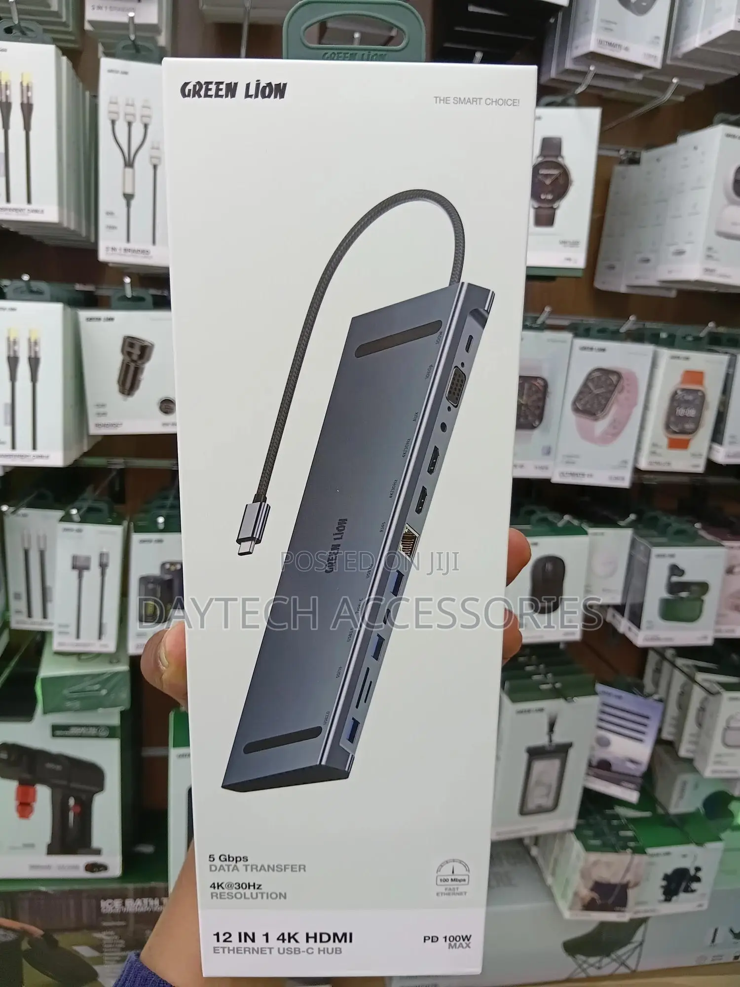 Green Lion 12 in 1 Hdmi Ethernet Usb-C Hub