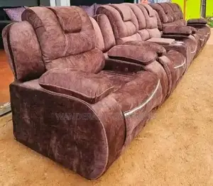 Brown Semi Recliner Seat