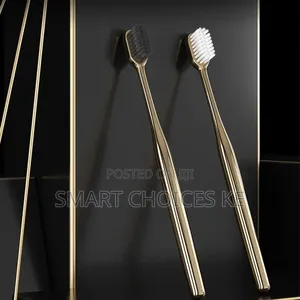 *High-End Golden Bamboo Charcoal Toothbrush