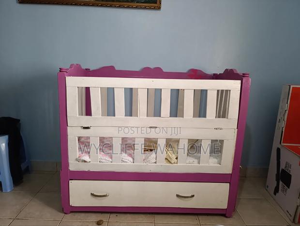 Classic Baby Crib With Matress - thumbnail 2