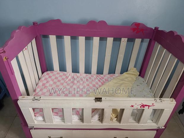 Classic Baby Crib With Matress - thumbnail 3