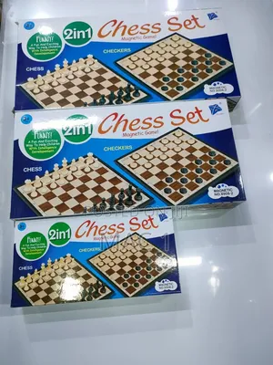 2 in 1 Chess Set Foldable and Magnetic