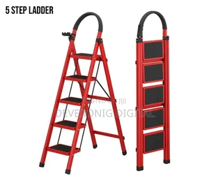Heavy Duty Step Ladders; 5 Steps