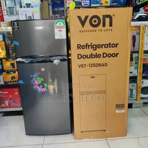 Von Double Door Refrigerator 125l– Model VRT-125drag