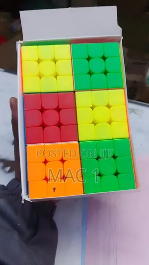 3 by 3 Magic Rubiks Cube Fast Moving