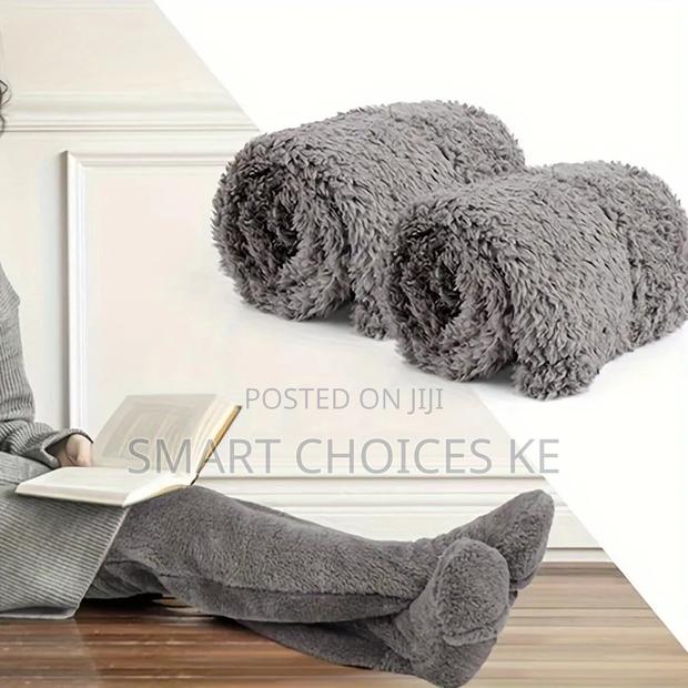 Over Knee High Fuzzy Long Socks - thumbnail 5