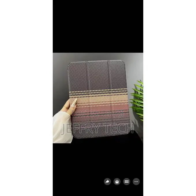 Classic Grid Pattern Protective iPad Cover for iPad Mini 4 – Slim Fold