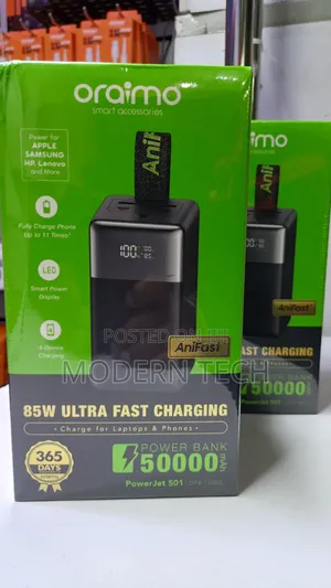 Oraimo Powerjet 501 50000mah 85w Fast Charging Power Banks Opb-750sq