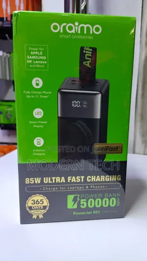 Oraimo Powerjet 501 50000mah 85w Fast Charging Power Banks Opb-750sq