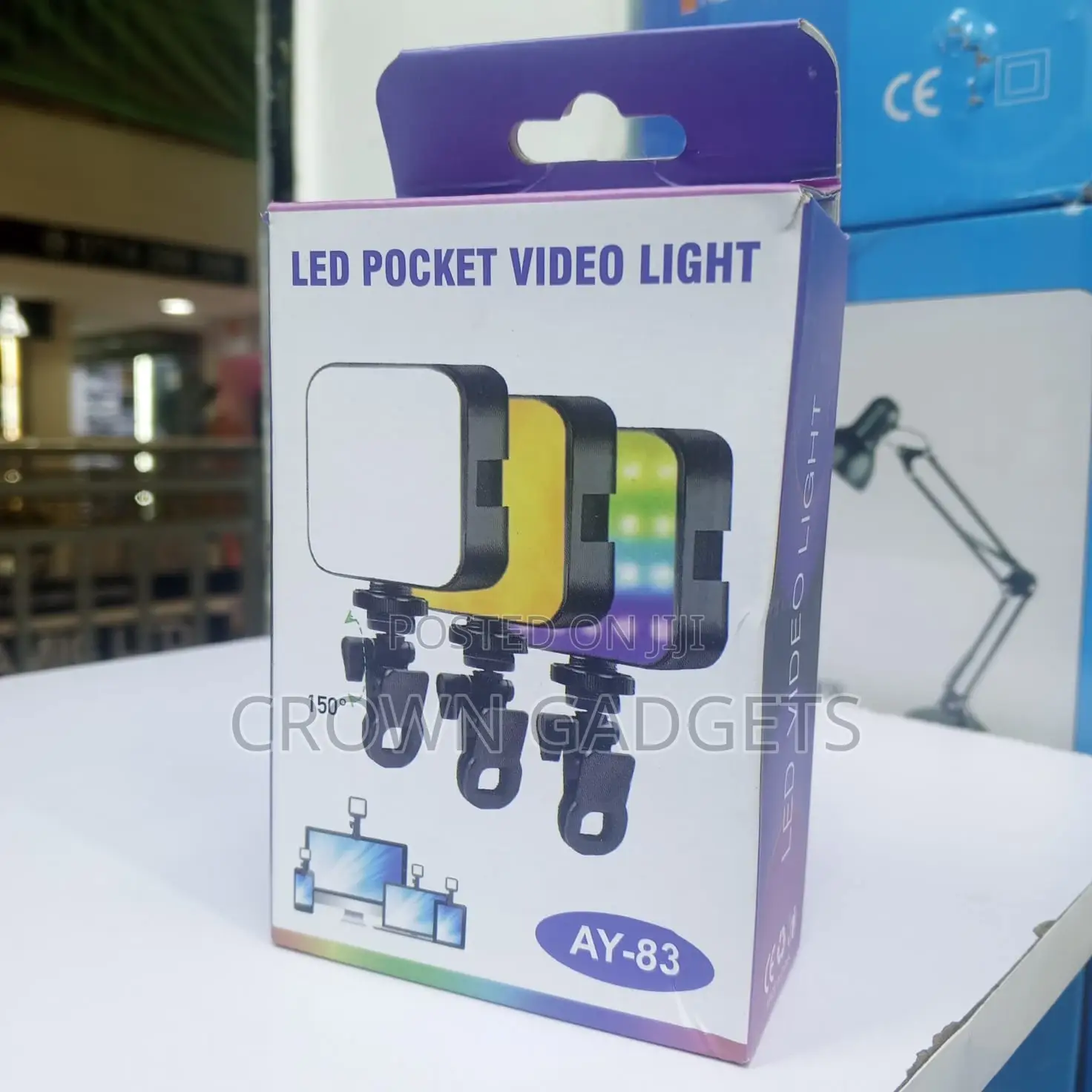 Ay-83 Rgb Led Video Light Mini Rechargeable Vlog Light