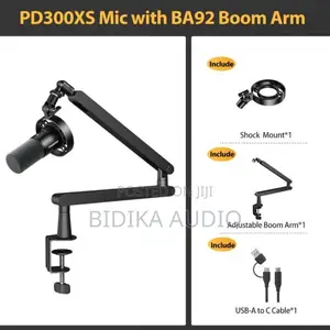 Maono Ba92 – Low-Profile Microphone Boom Arm With 360° Rotation