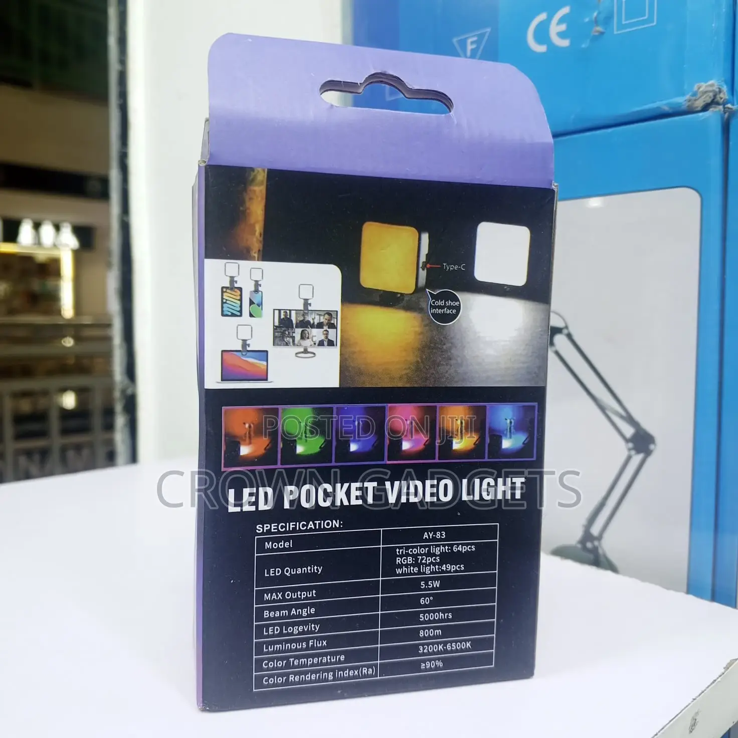 Ay-83 Pocket Rgb Light - Camera Fill Light