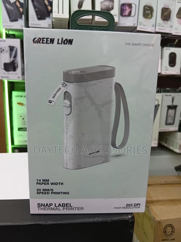 Green Lion Snap Label Thermal Printer 14mm (With Extra Roll) - thumbnail 2
