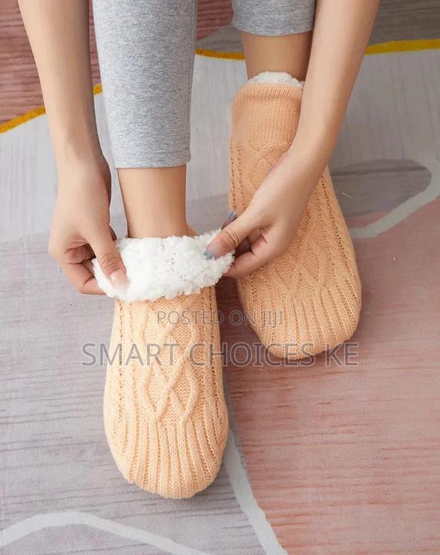 *Winter Warm Short Cotton Thickened Home Sleeping Socks - thumbnail 3