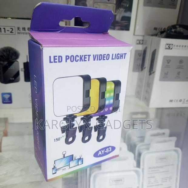 Ay-83 Led Video Light Portable RGB Fill Light Cold Shoe
