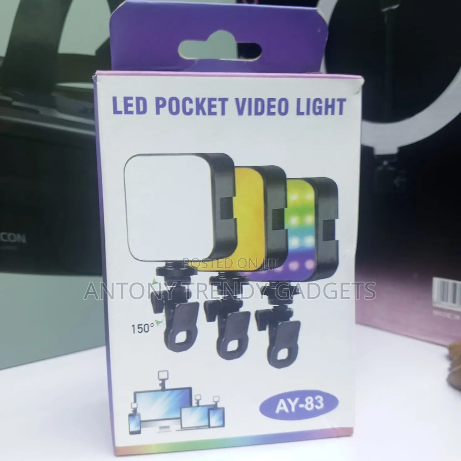 Ay-83 Rgb Camera Light Portable Mini Vlogging Light