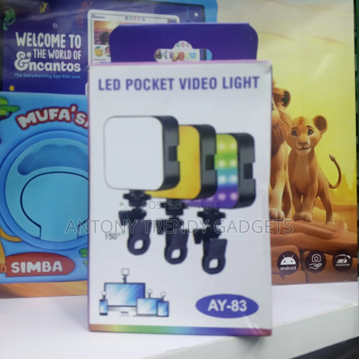 Ay-83 Led RGB Fill Light Cold Shoe Mount Photo Video